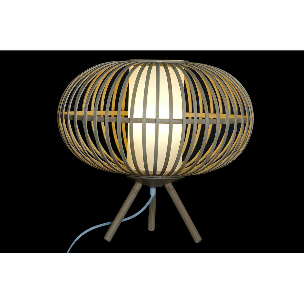 Bordslampa i Furu – Natur, 40x40x36cm