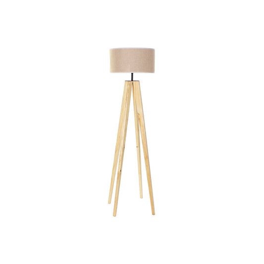 Golvlampa i Trä – Brun/Beige, 40x40x148cm