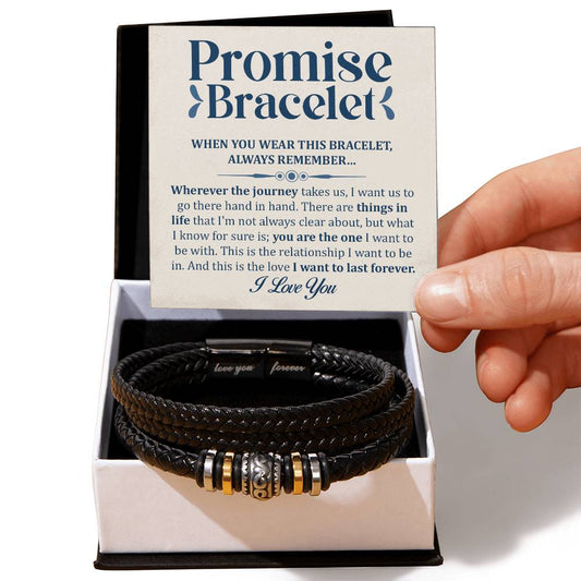 Älskar dig för alltid-löfte (Du är den rätte) – Armband