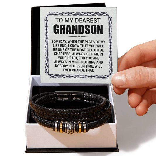 Pages of My Life Love You Forever (Till mitt barnbarn) – Armband