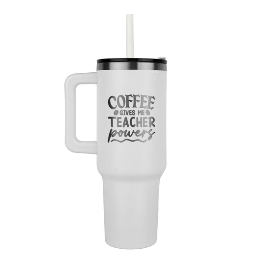 Kaffe Ger Mig Krafter - Lärarmugg